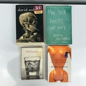David Sedaris four book bundle 3 paperback 1 hardcover